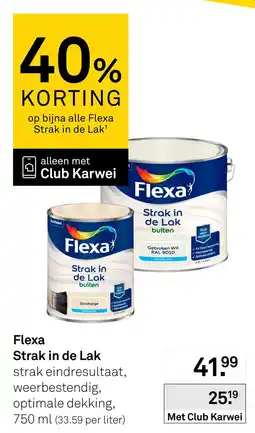 Karwei Flexa Strak in de Lak aanbieding
