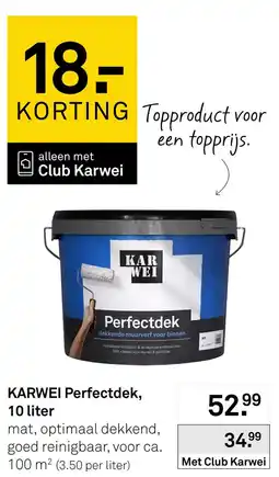 Karwei Karwei perfectdek, 10 liter aanbieding