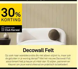 Karwei Decowall Felt aanbieding