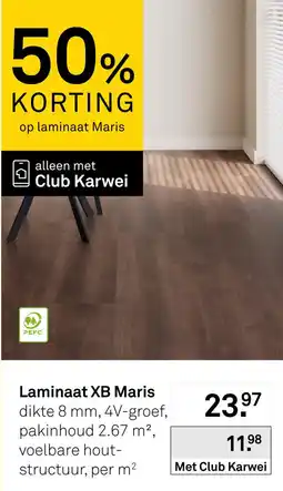 Karwei Laminaat XB Maris aanbieding