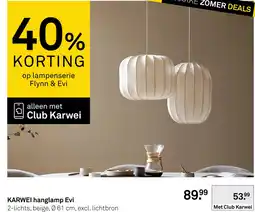 Karwei KARWEI hanglamp Evi aanbieding