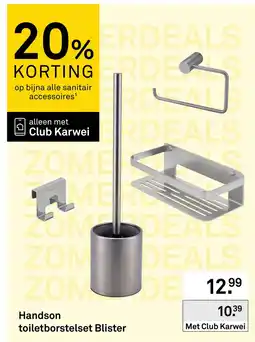 Karwei Handson toiletborstelset Blister aanbieding