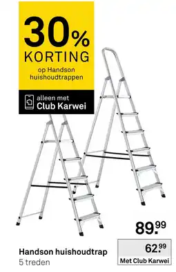 Karwei Handson huishoudtrappen aanbieding