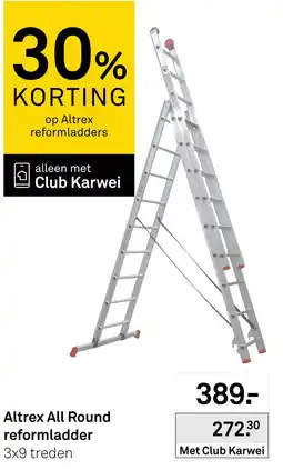 Karwei Altrex All Round reformladder aanbieding