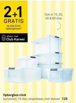 Karwei Opbergbox click aanbieding