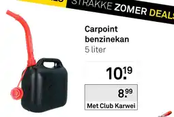 Karwei Carpoint benzinekan aanbieding