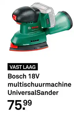 Karwei Bosch 18V multischuurmachine UniversalSander aanbieding