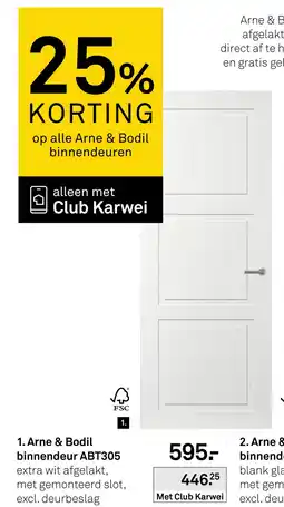 Karwei Arne & Bodil binnendeur ABT305 aanbieding