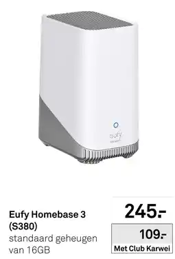 Karwei Eufy Homebase 3 (S380) aanbieding