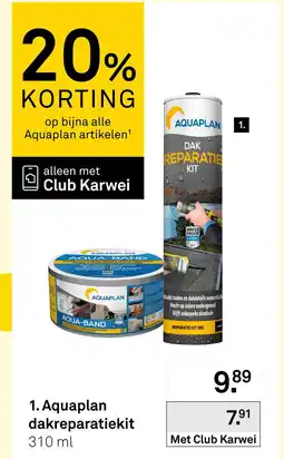 Karwei Aquaplan dakreparatiekit aanbieding