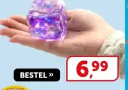 Boekenvoordeel Ice cube glitter slow rise aanbieding