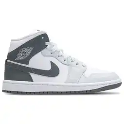 Foot Locker Jordan Aj1 Mid Sneakers Dames - Wit - Maat 38 - Leer aanbieding