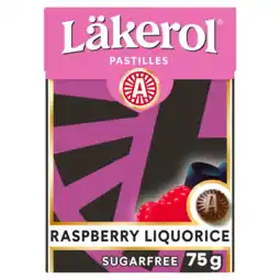 Albert Heijn Läkerol Pastilles raspberry liquorice aanbieding