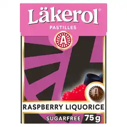 Albert Heijn Läkerol Pastilles raspberry liquorice aanbieding