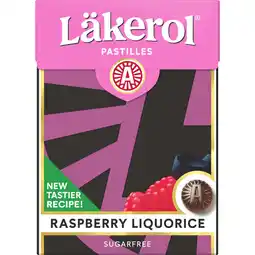 Albert Heijn Läkerol Pastilles raspberry liquorice aanbieding