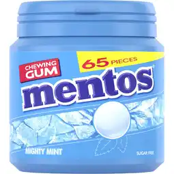 Albert Heijn Mentos Gum Mighty mint aanbieding