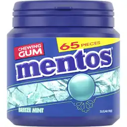 Albert Heijn Mentos Gum Breeze mint aanbieding