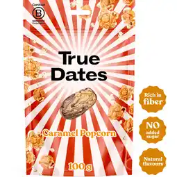 Albert Heijn True Dates Caramel popcorn aanbieding