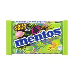 Albert Heijn Mentos Sour tones 5-pack aanbieding