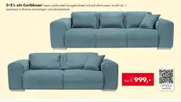 Woonsquare 3+2½ zits Caribbean aanbieding