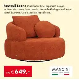 Woonsquare Fauteuil Leone aanbieding