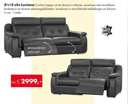 Woonsquare 312+2 zits Luciano aanbieding