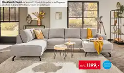 Woonsquare Hoekbank Capri aanbieding
