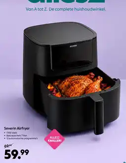 AllesZ Severin Airfryer aanbieding