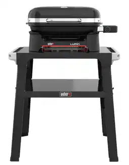 Coolblue Weber Lumin Compact Black Met Onderstel aanbieding