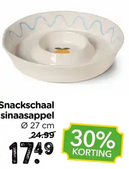 Xenos Snackschaal sinaasappel aanbieding