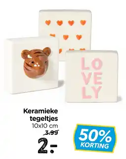 Xenos Keramieke tegeltjes aanbieding