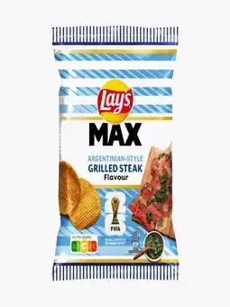 Flink Lay's Max ribbelchips grilled steak aanbieding