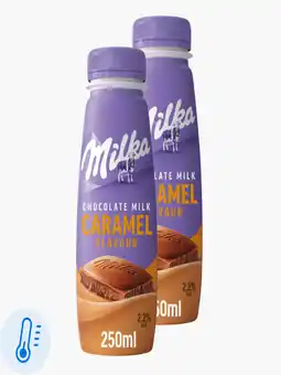 Flink Milka Caramel Chocolademelk 250ml 2x aanbieding
