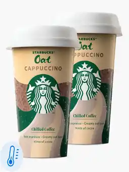 Flink Starbucks Oat cappucino 220ml 2x aanbieding