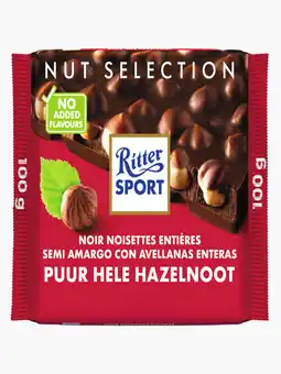 Flink Ritter Sport Puur hele hazelnoot aanbieding