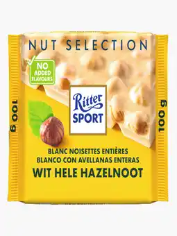 Flink Ritter Sport Wit hele hazelnoot aanbieding