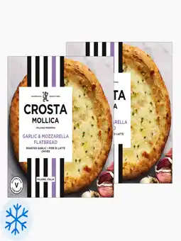 Flink Crosta & Mollica Garlic pizzabread 250g 2x aanbieding