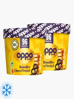 Flink Oppo Brothers Banoffee Choco Pretzel IJs 200ml 2x aanbieding
