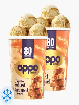 Flink Oppo Brothers Double Salted Caramel Swirl IJs 475ml 2x aanbieding