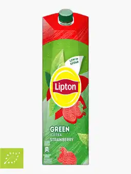 Flink Lipton Ice Tea Green Strawberry 1.5L [Non Deposit] aanbieding