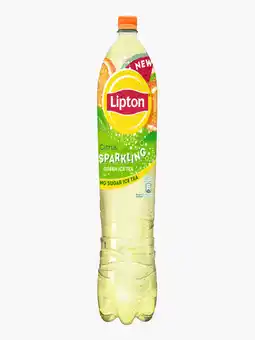 Flink Lipton Ice tea green citrus sparkling no sugar fles aanbieding