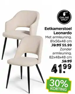 Xenos Eetkamerstoel leonardo aanbieding