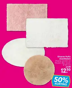 Xenos Diverse fluffy vloerkleden aanbieding