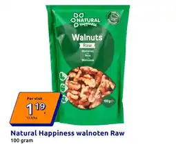 Action Natural Happiness walnoten Raw aanbieding