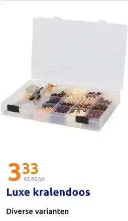 Action Luxe kralendoos aanbieding