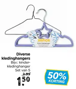 Xenos Diverse kledinghangers aanbieding