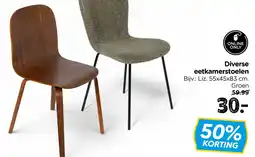 Xenos Diverse eetkamerstoelen aanbieding