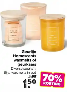 Xenos Geurlijn homescents waxmelts of geurkaars aanbieding