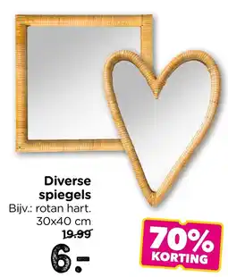 Xenos Diverse spiegels aanbieding