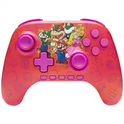MediaMarkt Powera Advantage Draadloze Controller Nintendo S2 - Mario And Friends Switch 2 Rood/roze aanbieding